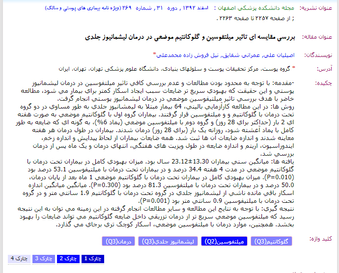 مقاله دکتر نیلفروش زاده research