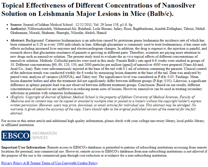 مقاله دکتر نیلفروش زاده research