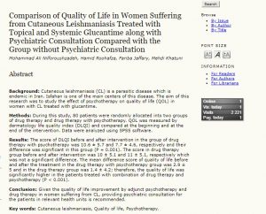 مقاله دکتر نیلفروش زاده research