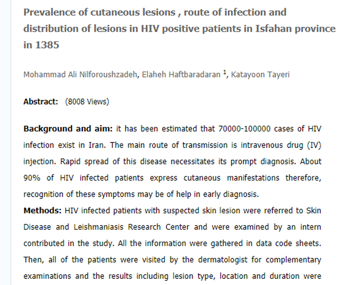 مقاله دکتر نیلفروش زاده research