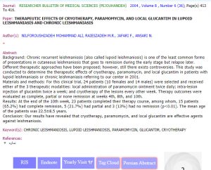 مقاله دکتر نیلفروش زاده research
