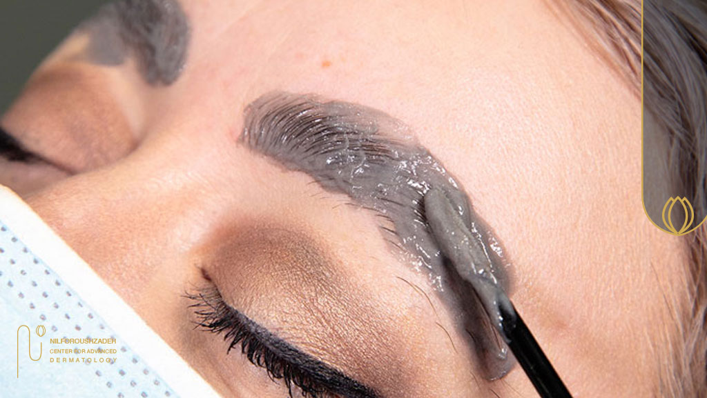 نکات مهم برای رنگ کردن ابروهای کاشت شده