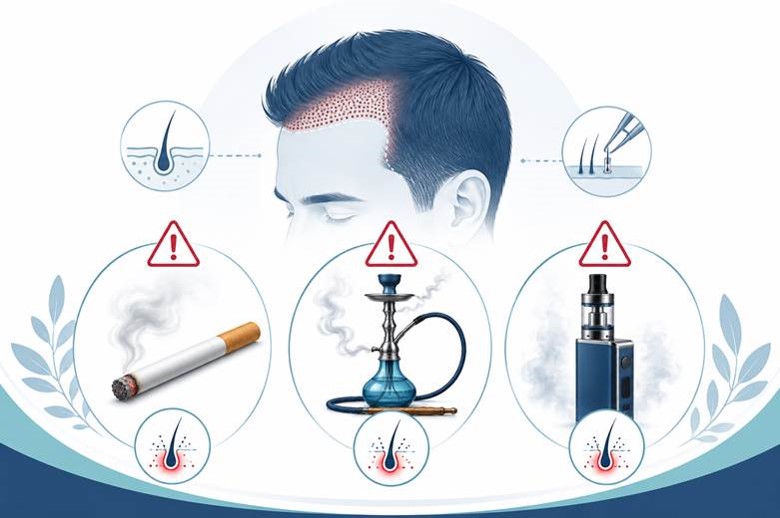 علائم هشدار بعد از کاشت مو (چه زمانی با کلینیک تماس بگیریم؟)