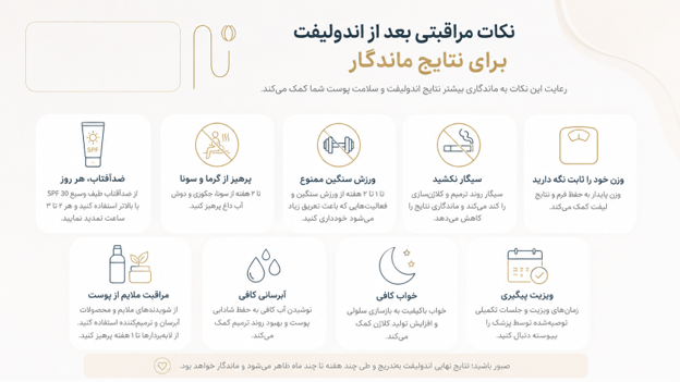 نکات مراقبتی بعد از ادولیفت